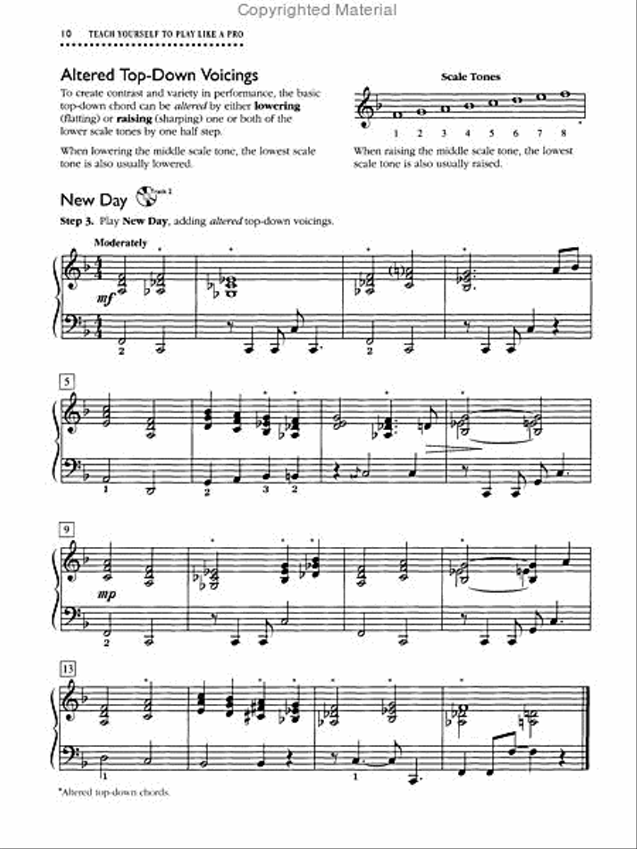 Alfred's Teach Yourself to Play Like a Pro at the Keyboard Piano Method scores gallery preview page 4