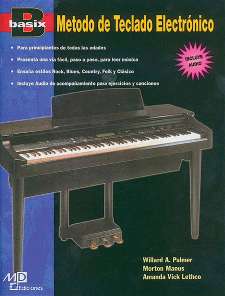 Basix: Electronic Keyboard Method (Spanish Edition) Electronic Keyboard scores gallery preview page 1