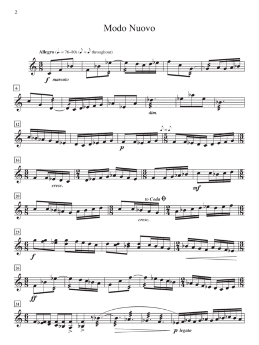 Fundamental Solos for Mallets Percussion scores gallery preview page 3