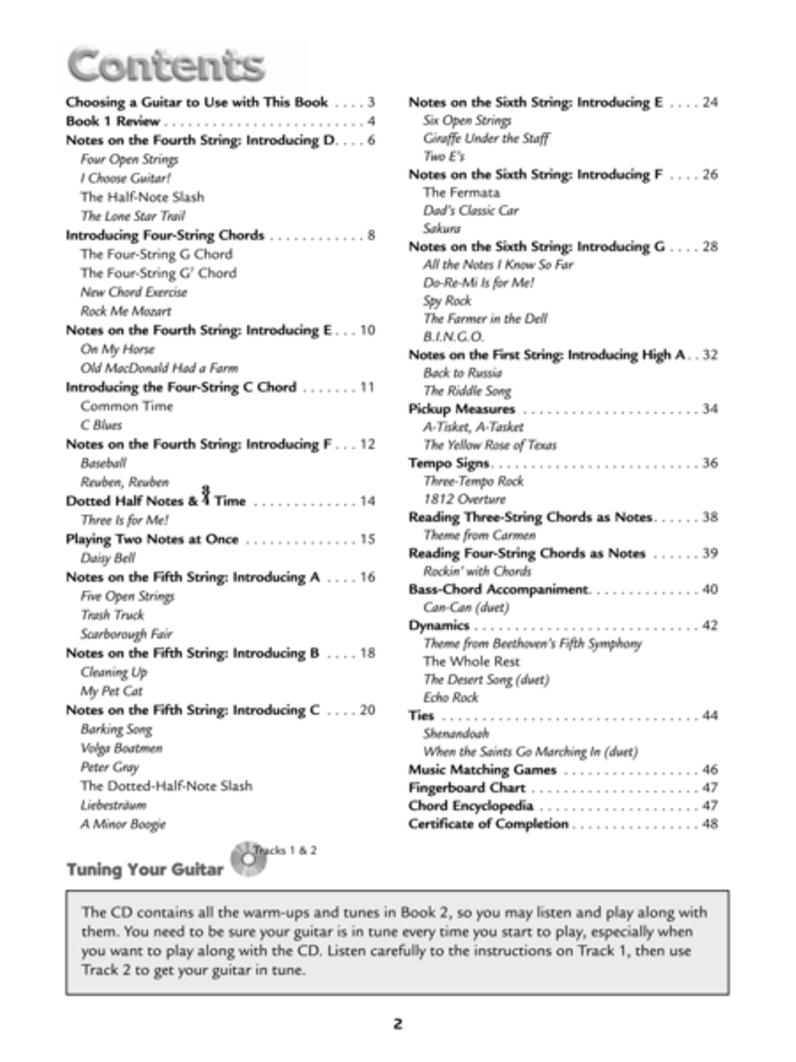 Alfred's Kid's Guitar Course 2 (Book & Enhanced Cd) scores gallery preview page 3