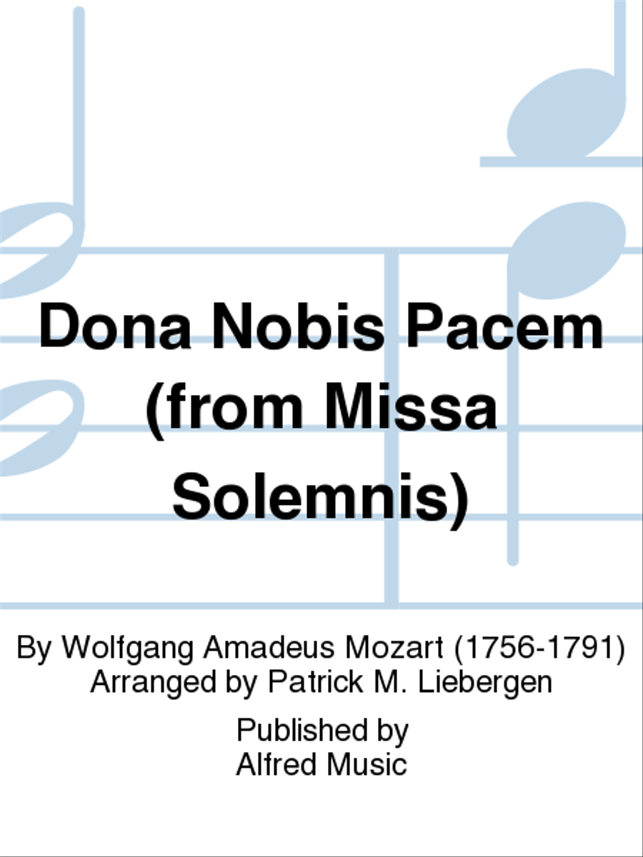 Dona Nobis Pacem 3-Part scores gallery preview page 1