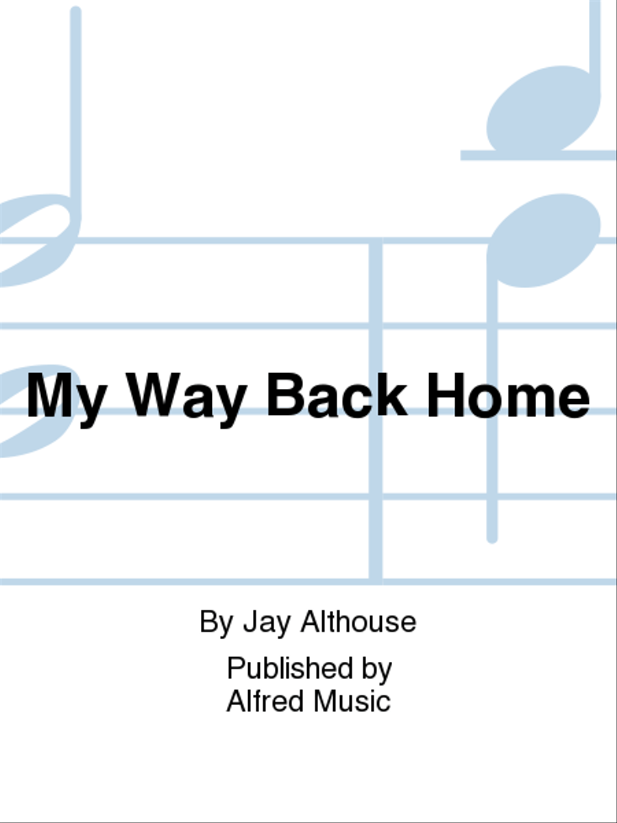 My Way Back Home Choir scores gallery preview page 1