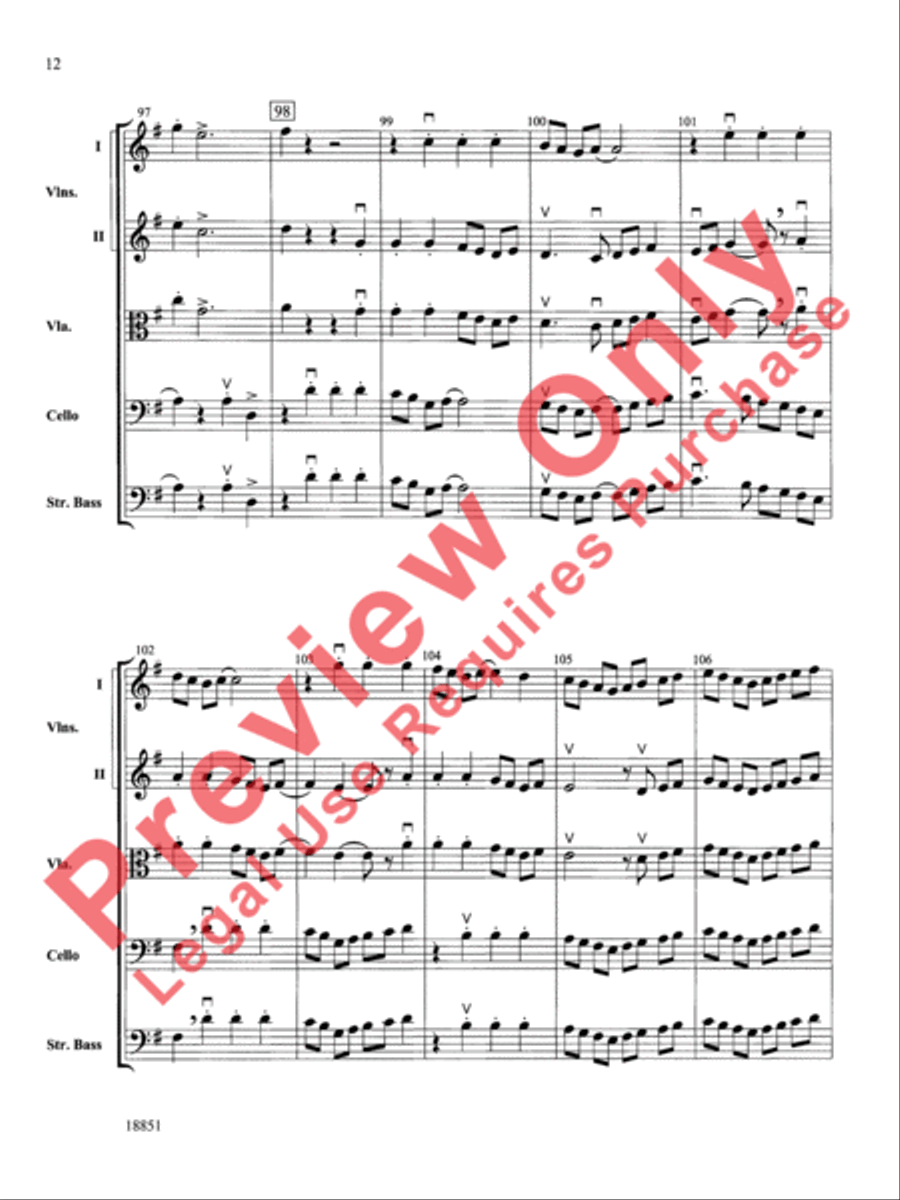 Overture Allegro Overture Allegro String Orchestra scores gallery preview page 13