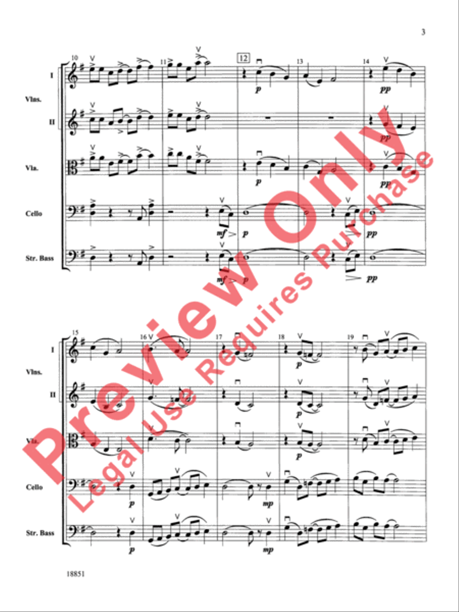 Overture Allegro Overture Allegro String Orchestra scores gallery preview page 4