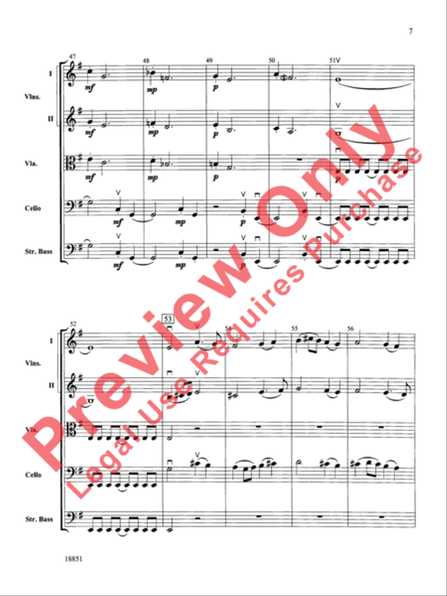 Overture Allegro Overture Allegro String Orchestra scores gallery preview page 8