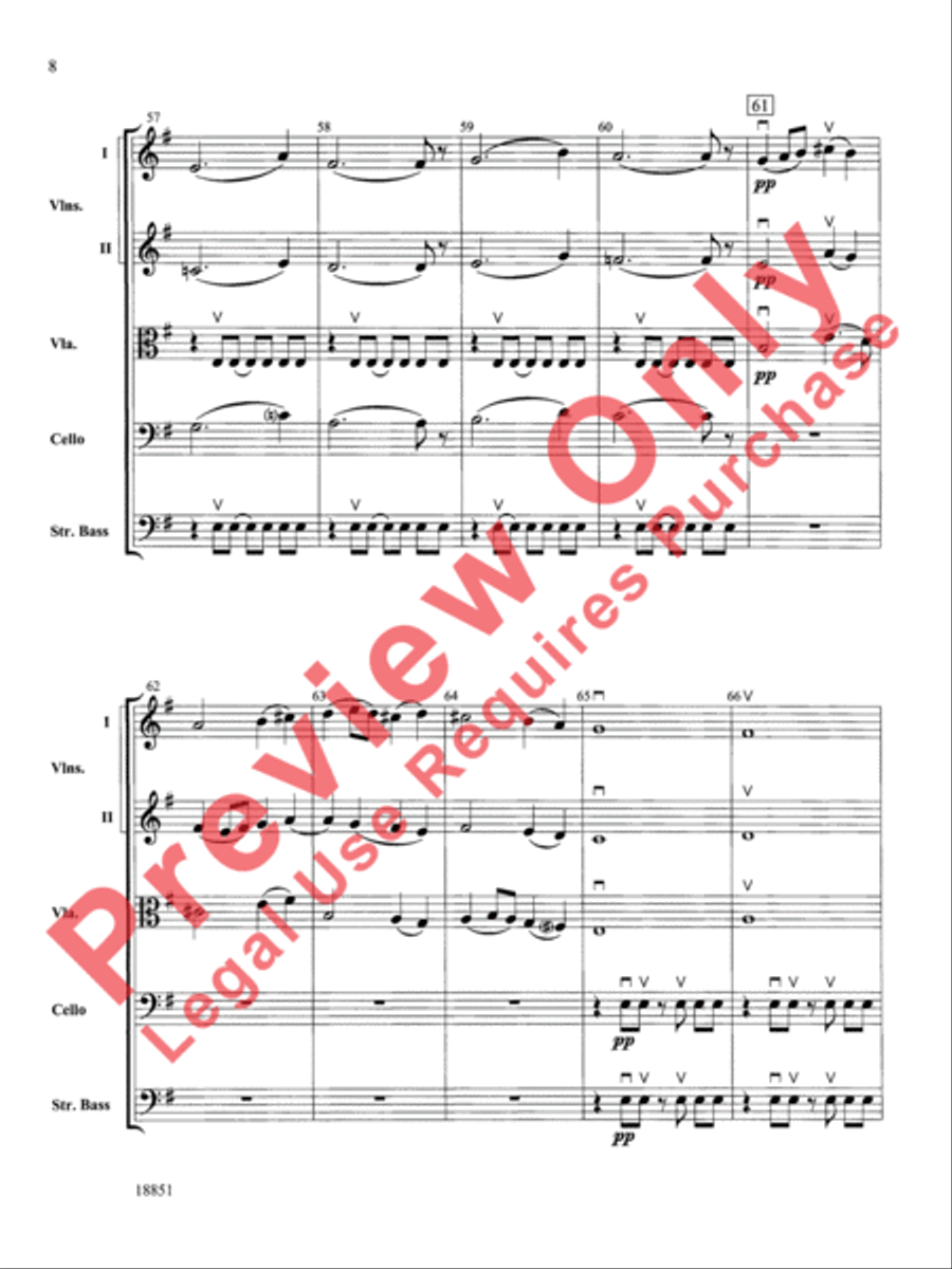 Overture Allegro Overture Allegro String Orchestra scores gallery preview page 9