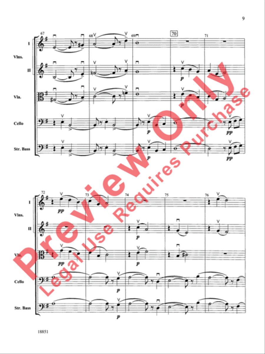 Overture Allegro Overture Allegro String Orchestra scores gallery preview page 10