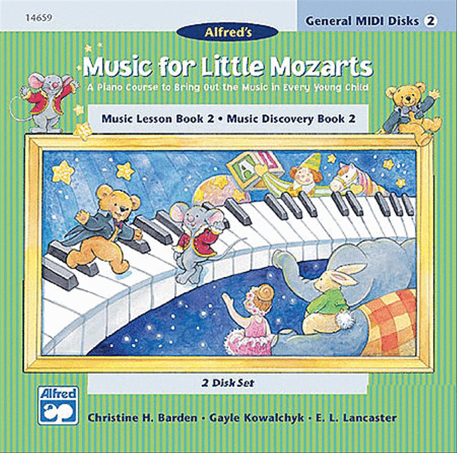 Music For Little Mozarts - General MIDI Disks For Book 2 Piano Method scores gallery preview page 1