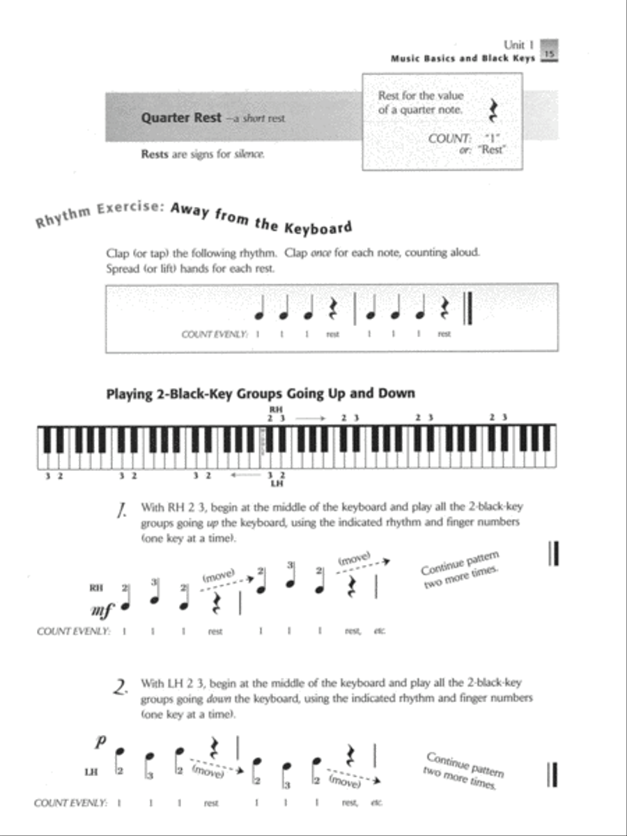 Alfred's Basic Adult Piano Course -- Play Piano Now!, Book 1 Piano Method scores gallery preview page 2