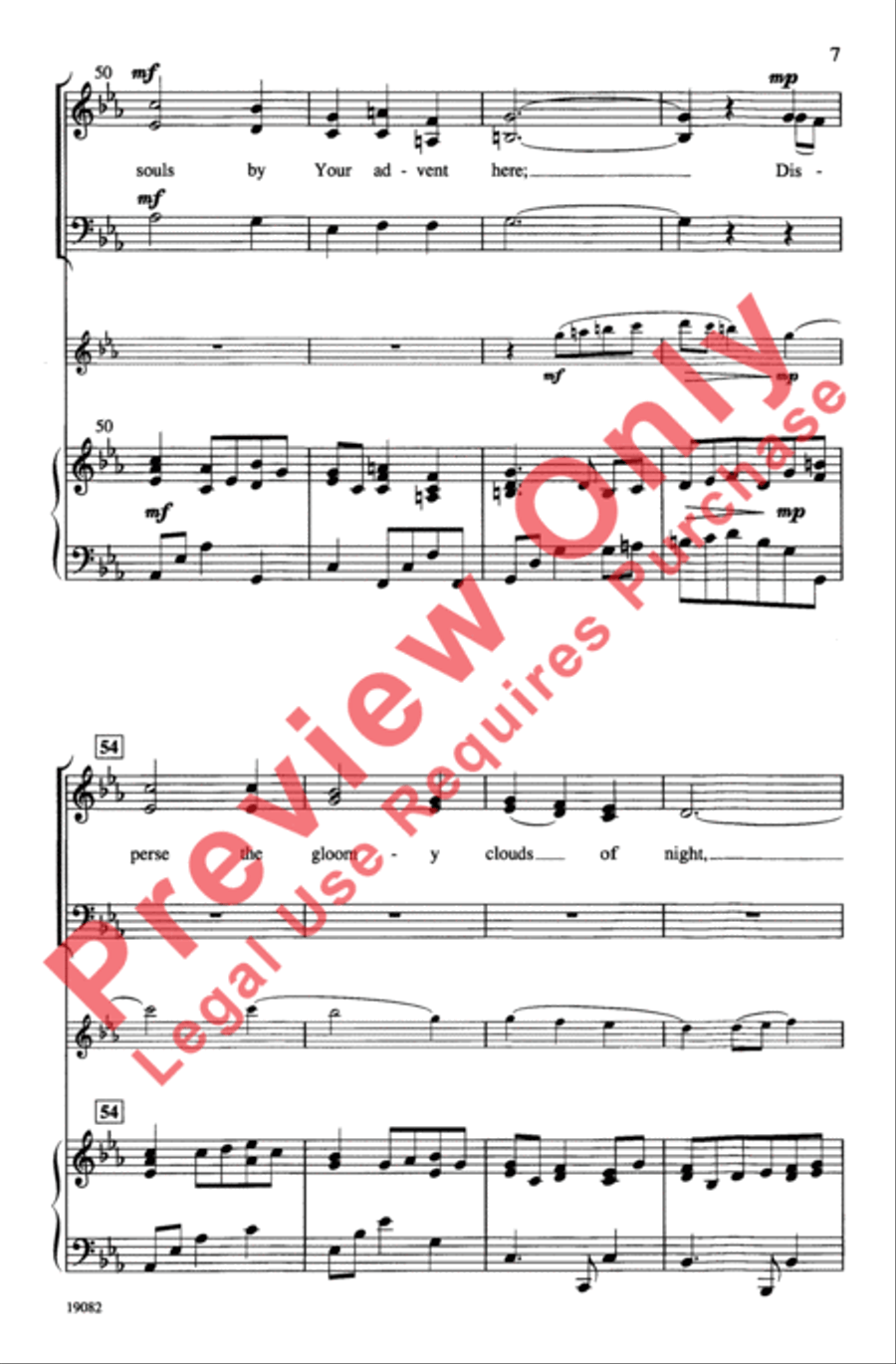 English Advent Carol English Advent Carol 3-Part scores gallery preview page 7