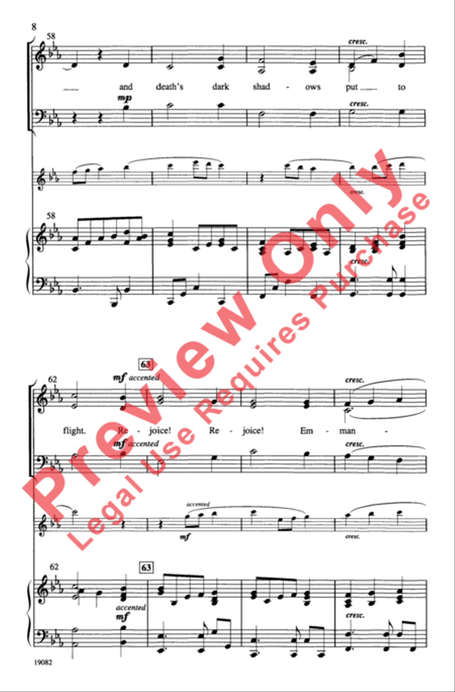 English Advent Carol English Advent Carol 3-Part scores gallery preview page 8