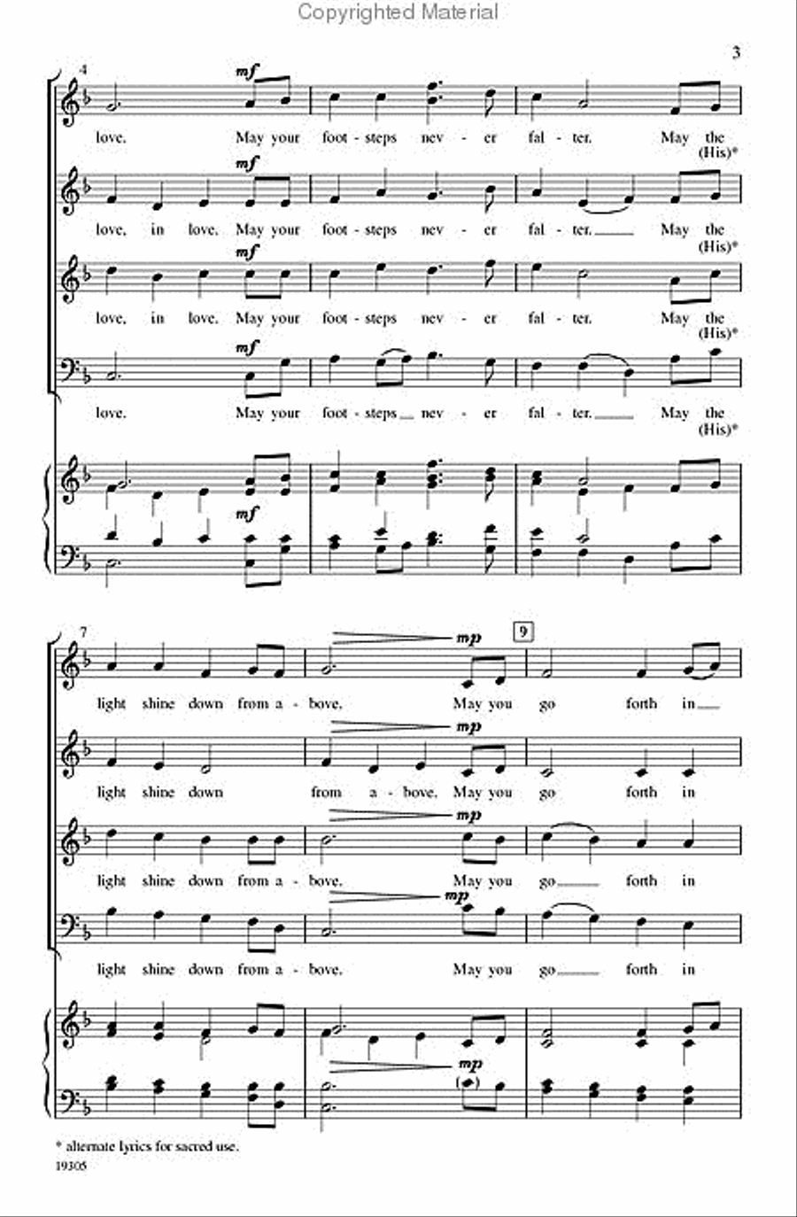 May You Go Forth in Love Choir scores gallery preview page 3