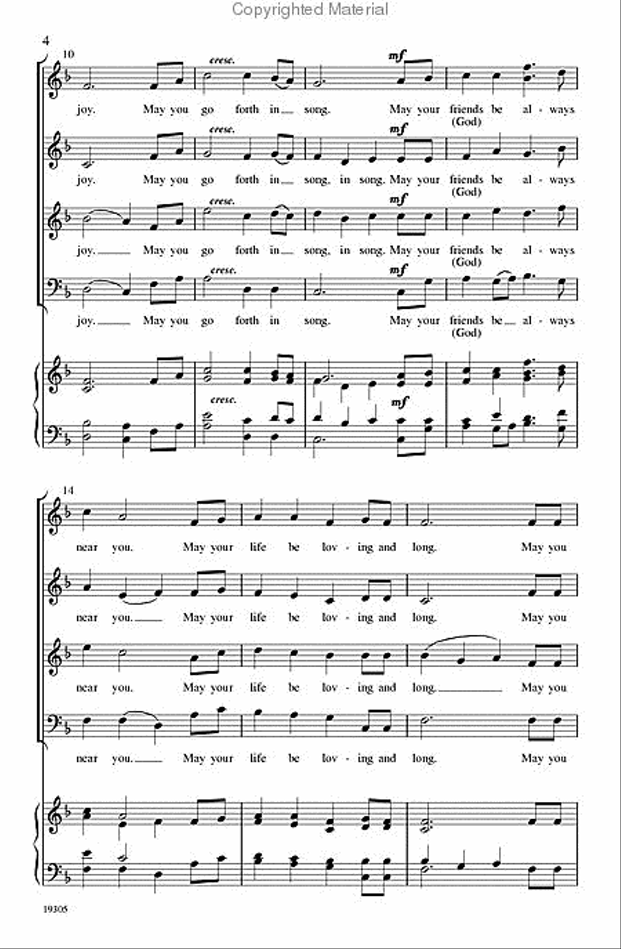 May You Go Forth in Love Choir scores gallery preview page 4