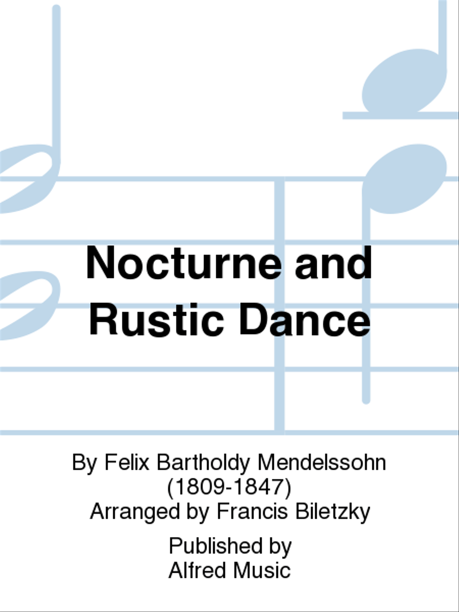 Nocturne and Rustic Dance String Orchestra scores gallery preview page 1