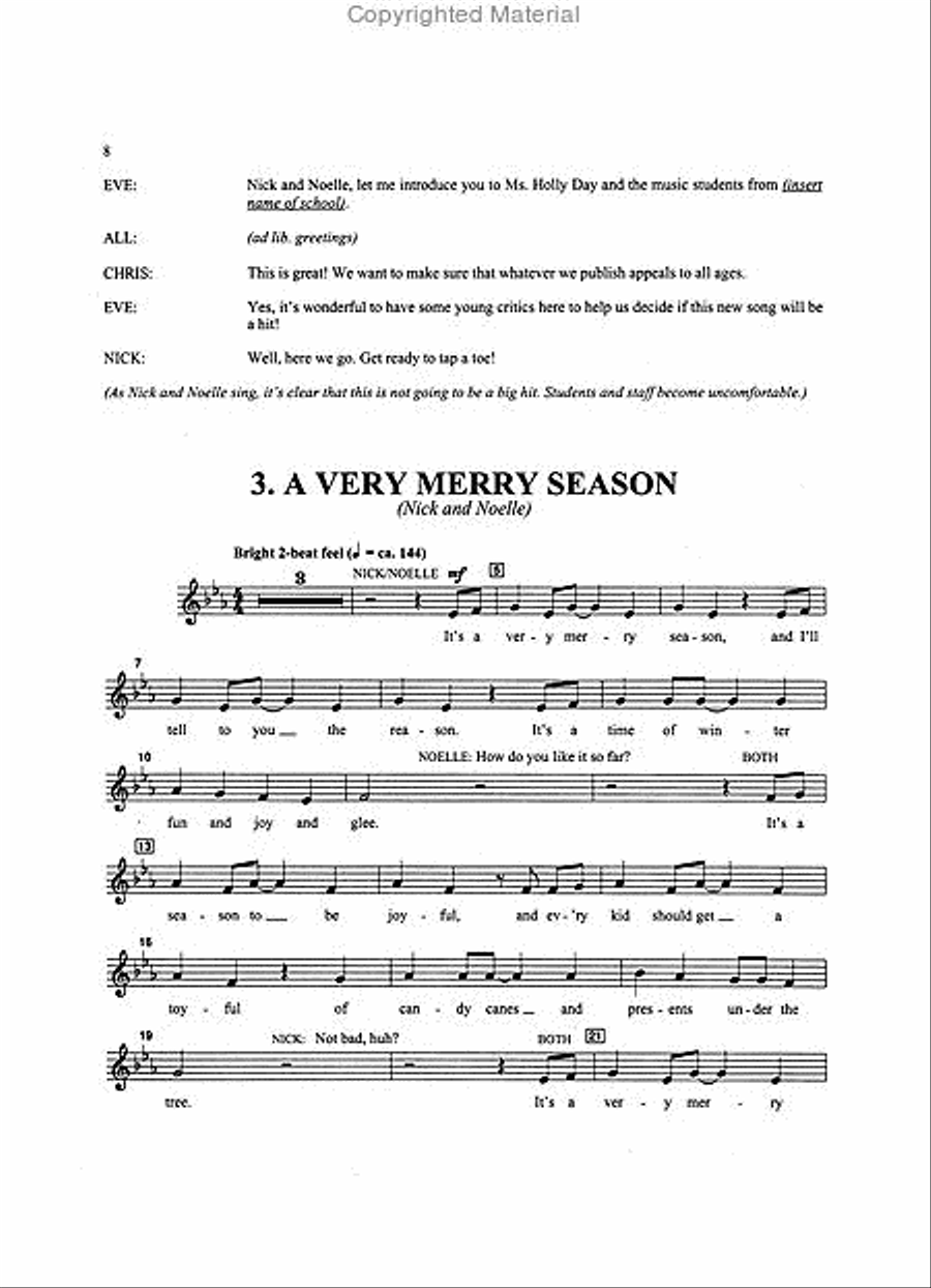 Holiday Song Search - CD Preview Pak Choir scores gallery preview page 4