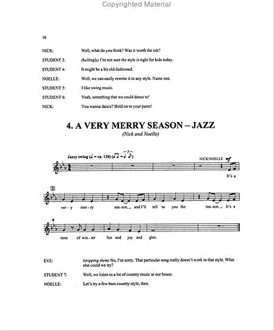 Holiday Song Search - CD Preview Pak Choir scores gallery preview page 5