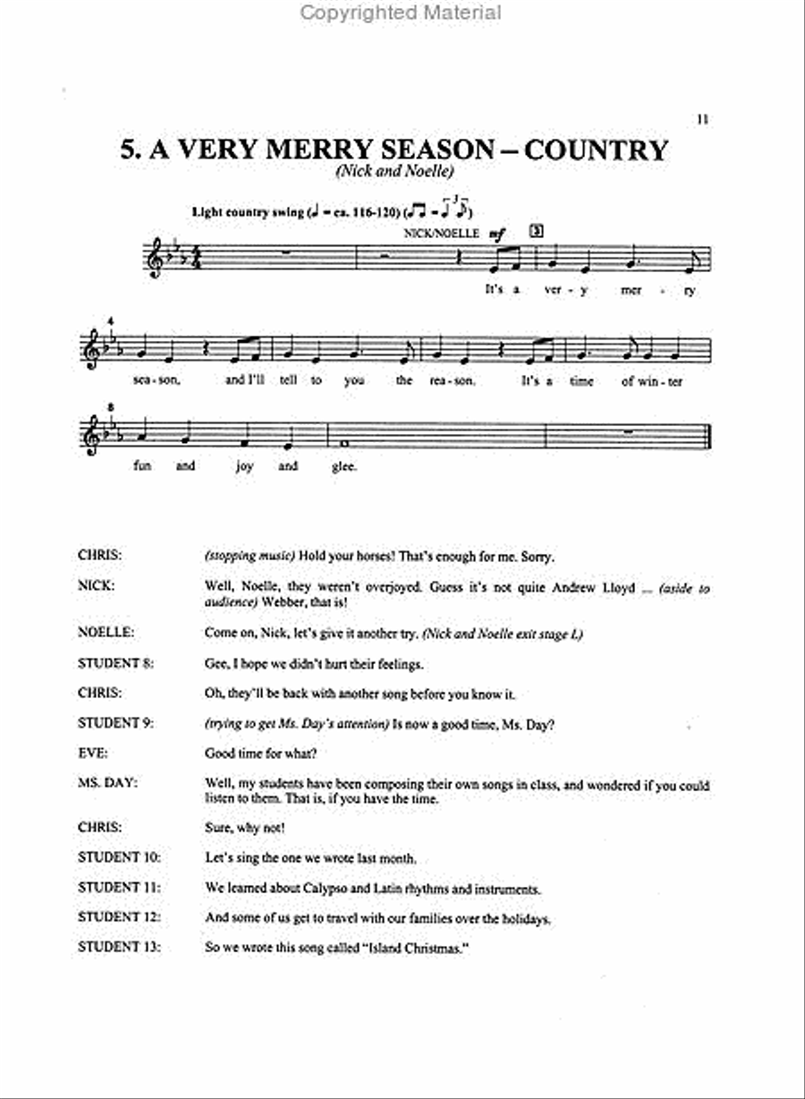Holiday Song Search - CD Preview Pak Choir scores gallery preview page 6