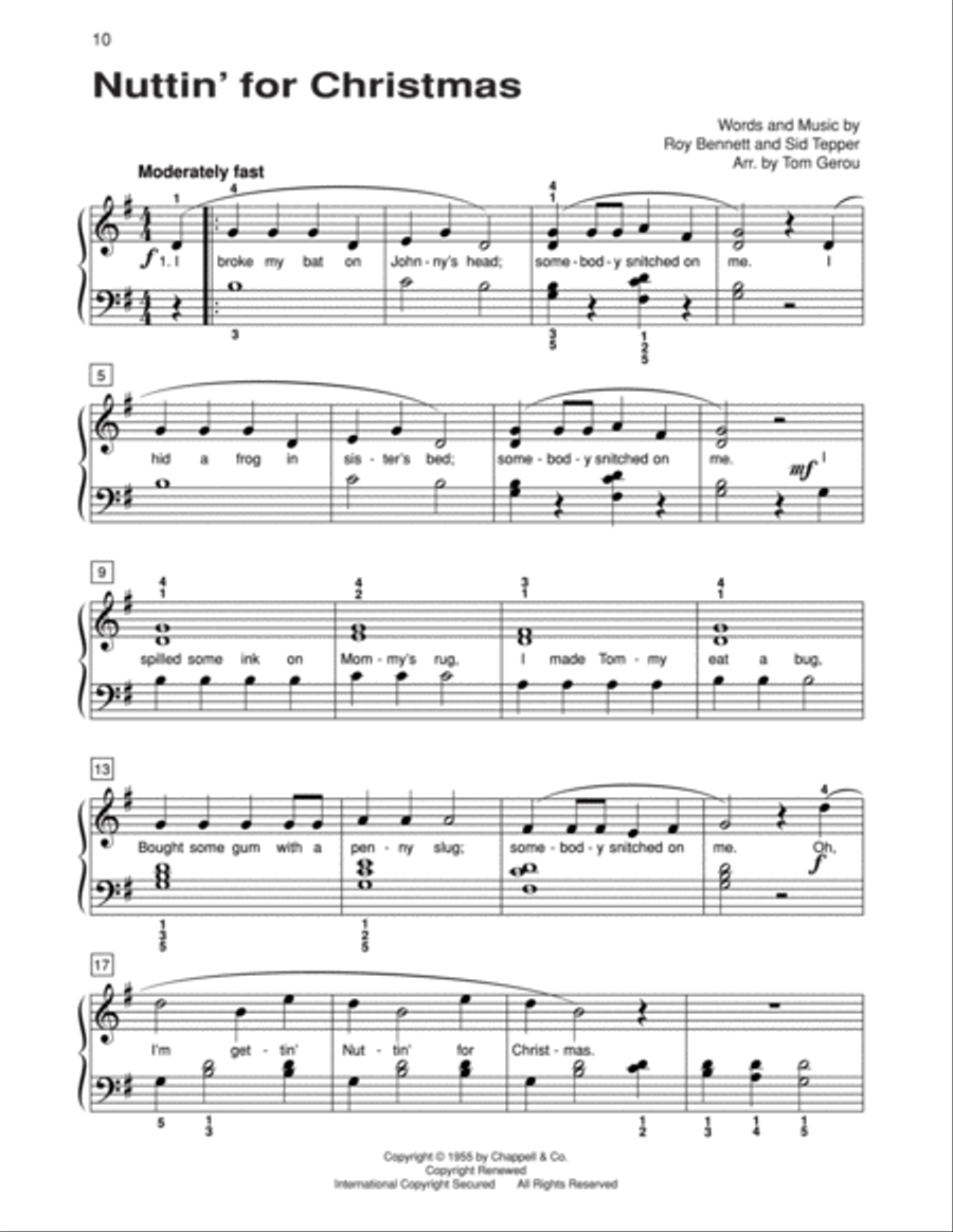 Alfred's Basic Piano Library Top Hits! Christmas Complete Piano Method scores gallery preview page 3