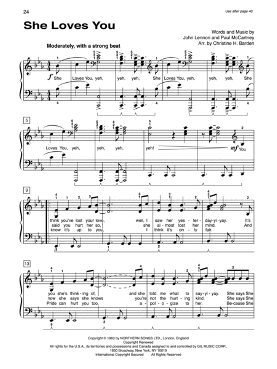 Alfred's Basic Piano Library Top Hits! Solo Book, Book 5 Alfred's Basic Piano Library Top Hits! Solo Book, Book 5 Piano Method scores gallery preview page 8
