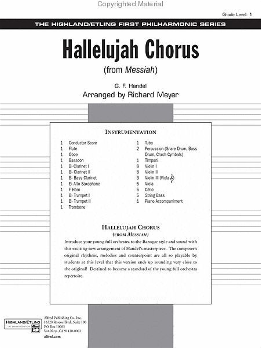 Hallelujah Chorus Hallelujah Chorus Full Orchestra scores gallery preview page 14