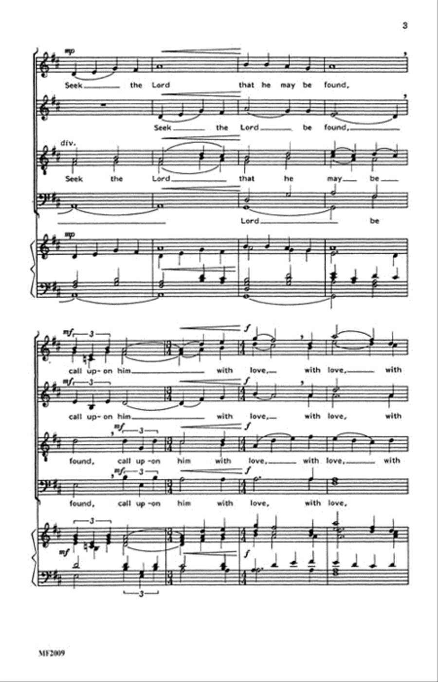 Seek the Lord Seek the Lord Divisi scores gallery preview page 3