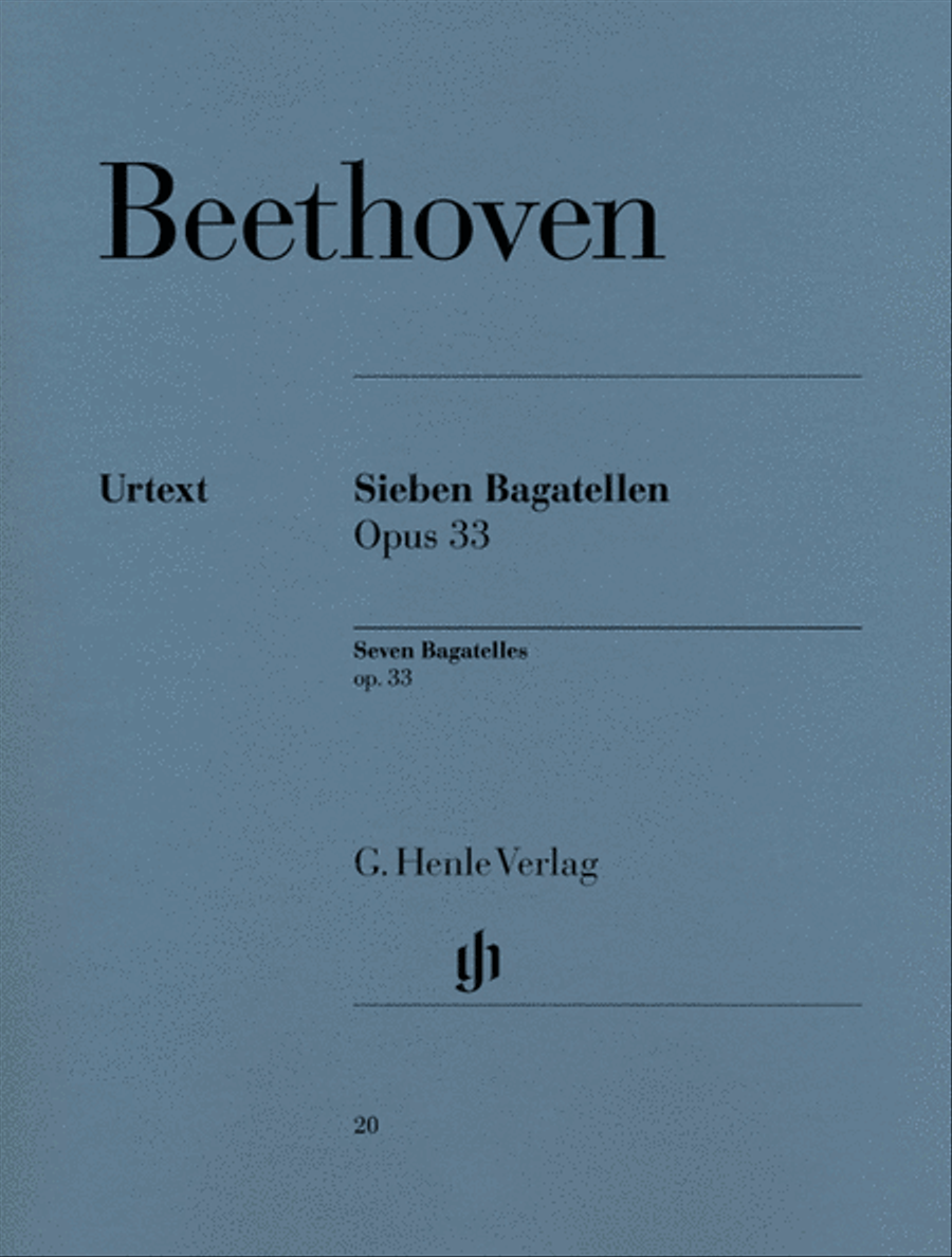 7 Bagatelles Op. 33 Piano Solo scores gallery preview page 1