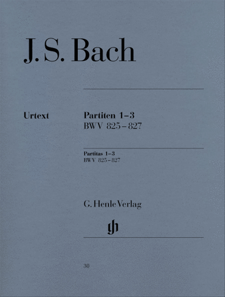 Partitas 1 - 3 Piano Solo scores gallery preview page 1