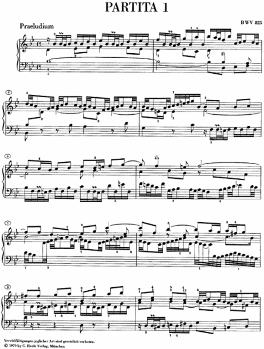 Partitas 1 - 3 Piano Solo scores gallery preview page 2