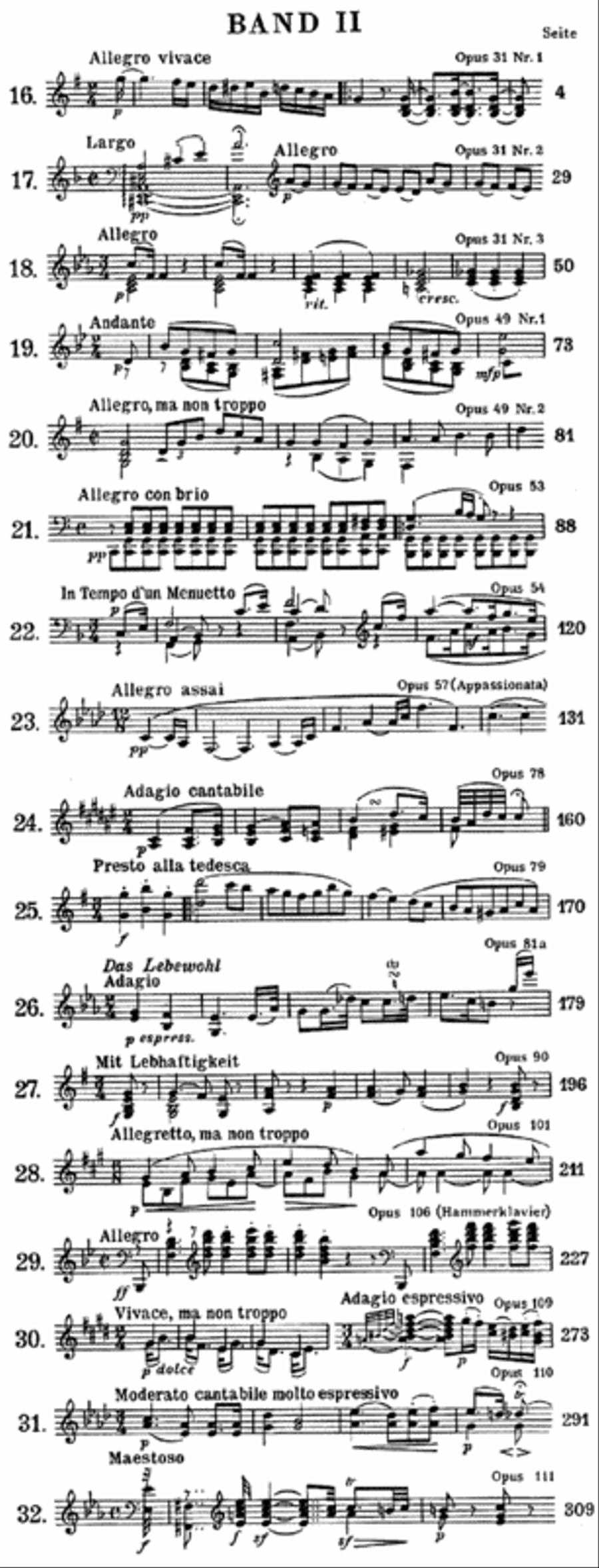 Piano Sonatas – Volume II Piano Solo scores gallery preview page 2