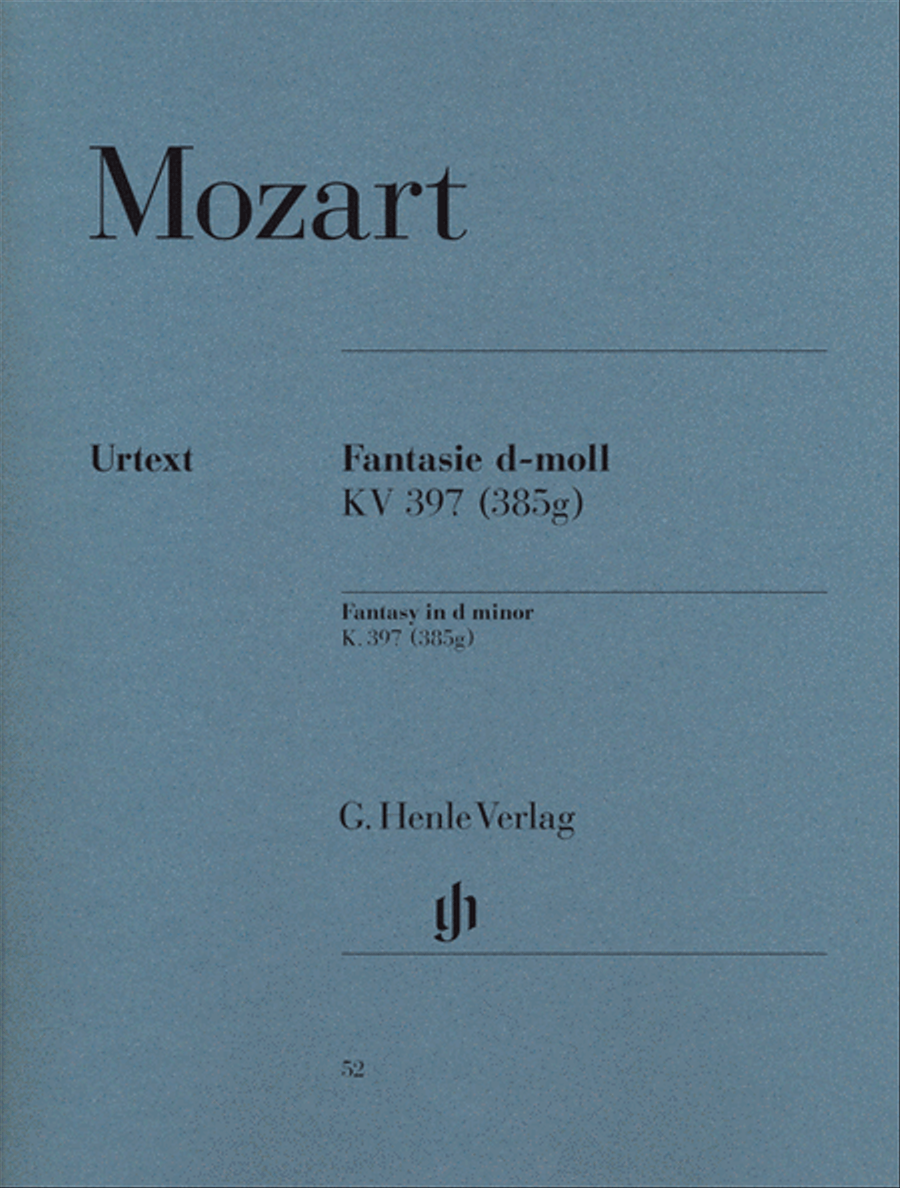 Fantasy D minor K397 (385g) Piano Solo scores gallery preview page 1