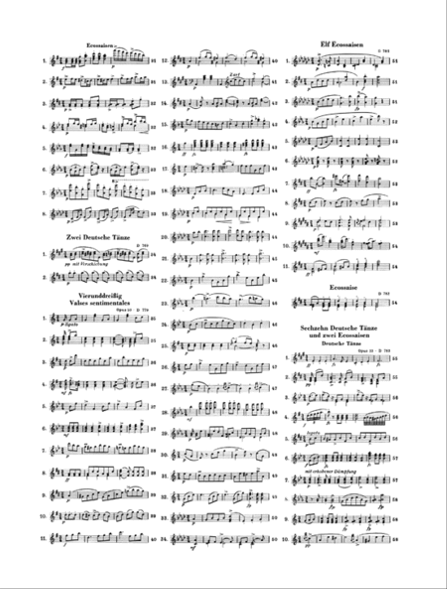 Complete Dances – Volume II Piano Solo scores gallery preview page 3