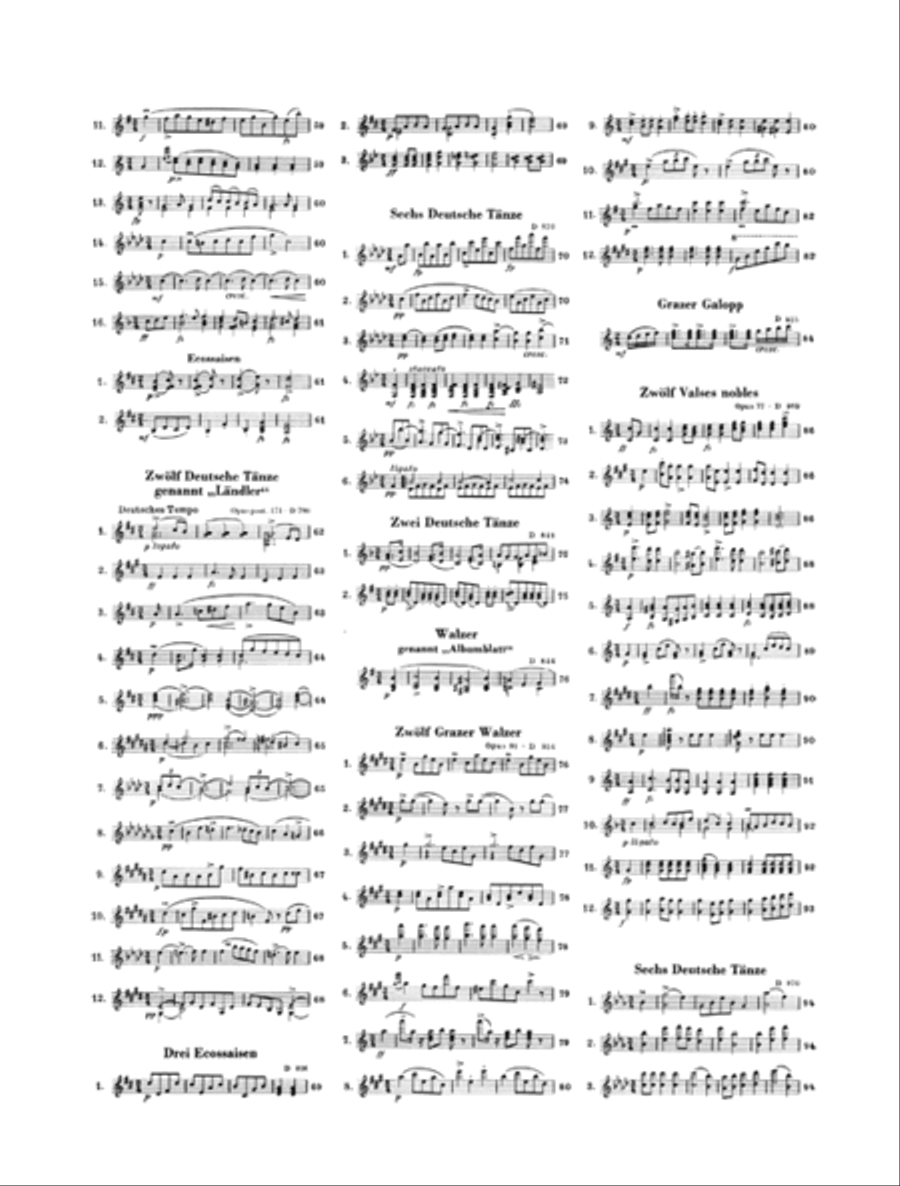 Complete Dances – Volume II Piano Solo scores gallery preview page 4
