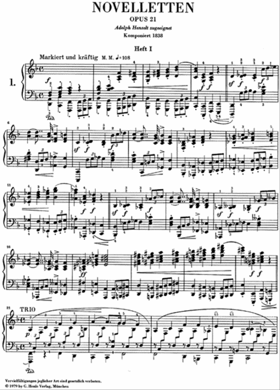Novellettes Op. 21 Novellettes Op. 21 Piano Solo scores gallery preview page 2
