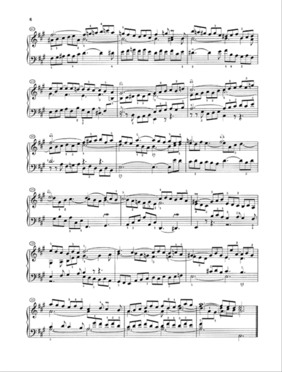 English Suites BWV 806-811 Piano Solo scores gallery preview page 4