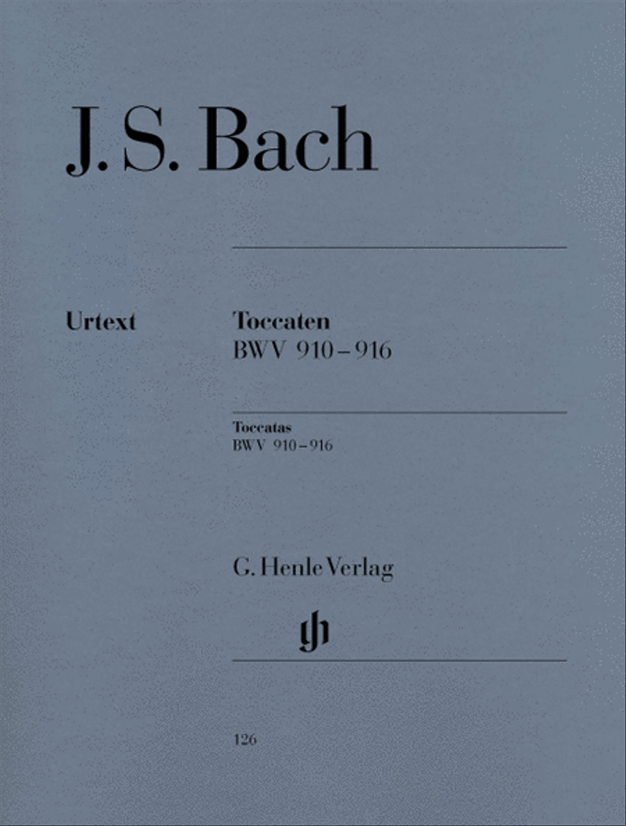 Toccatas BWV 910-916 Toccatas BWV 910-916 Piano Solo scores gallery preview page 1
