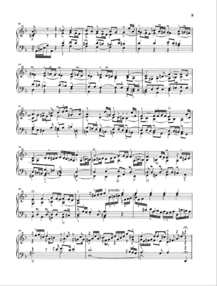 Toccatas BWV 910-916 Toccatas BWV 910-916 Piano Solo scores gallery preview page 3