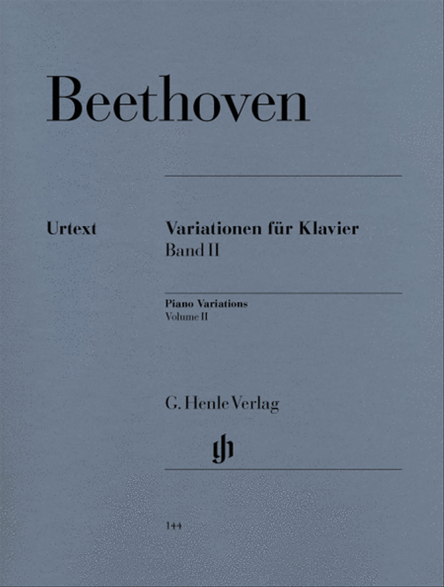 Variations for Piano, Volume II Piano Solo scores gallery preview page 1