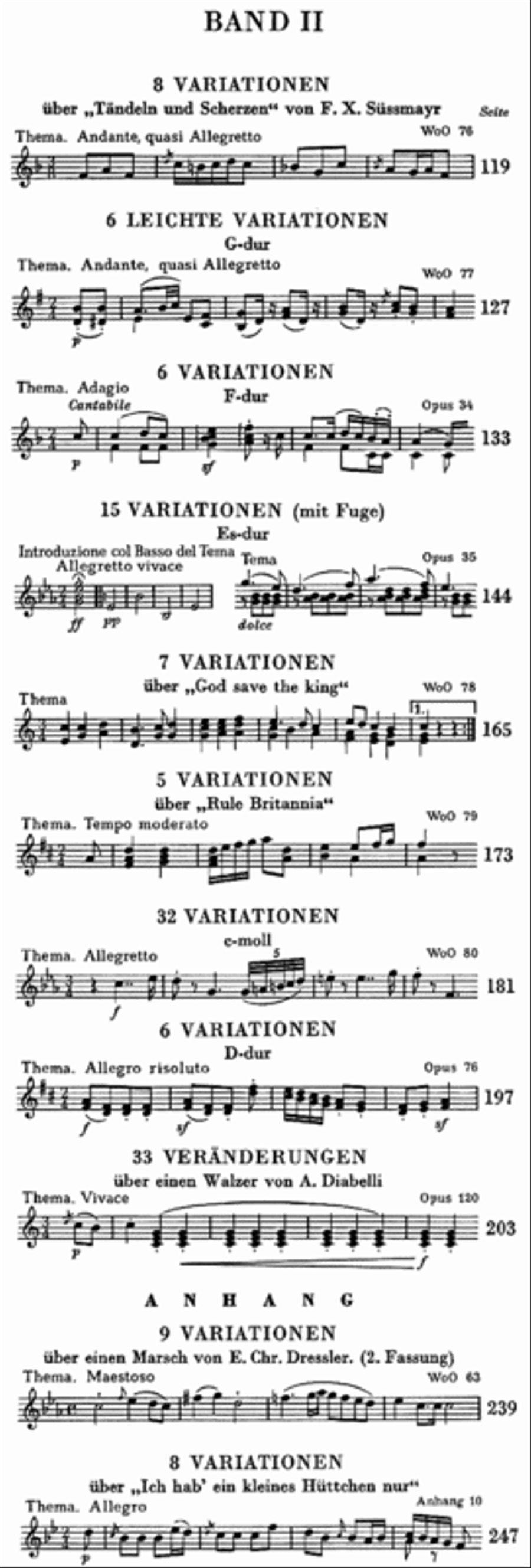 Variations for Piano, Volume II Piano Solo scores gallery preview page 2