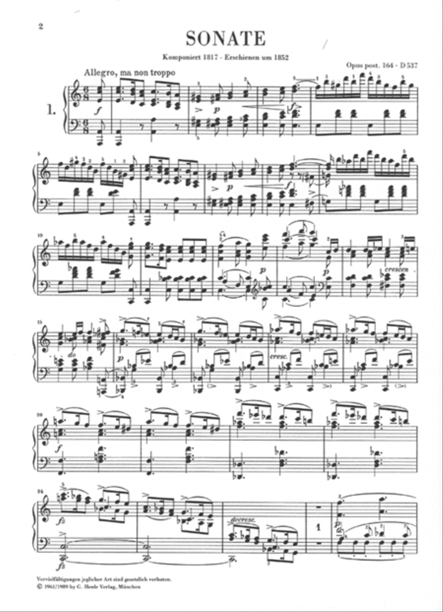 Piano Sonatas – Volume I Piano Solo scores gallery preview page 3