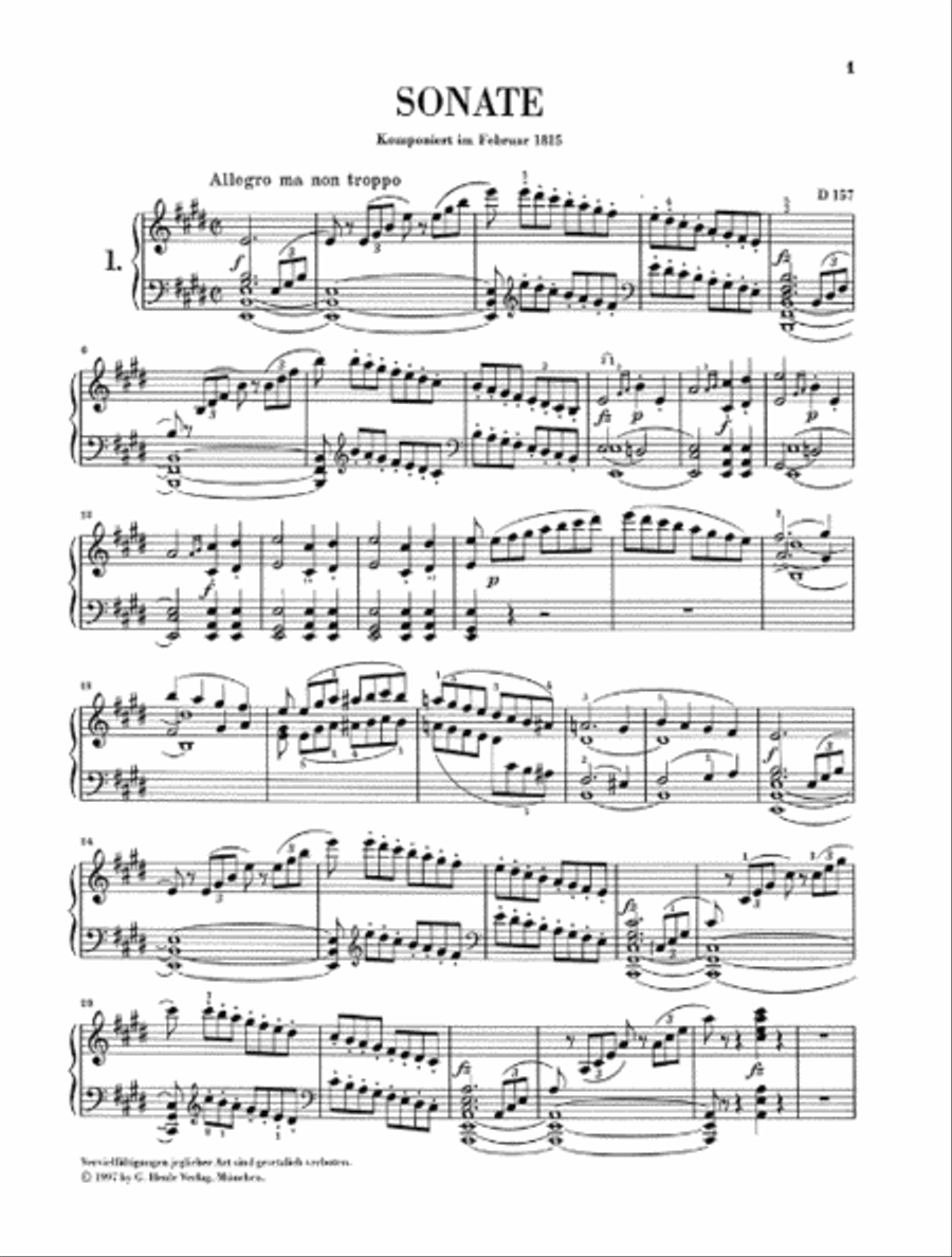 Piano Sonatas – Volume III (Early and Unfinished Sonatas) Piano Solo scores gallery preview page 4