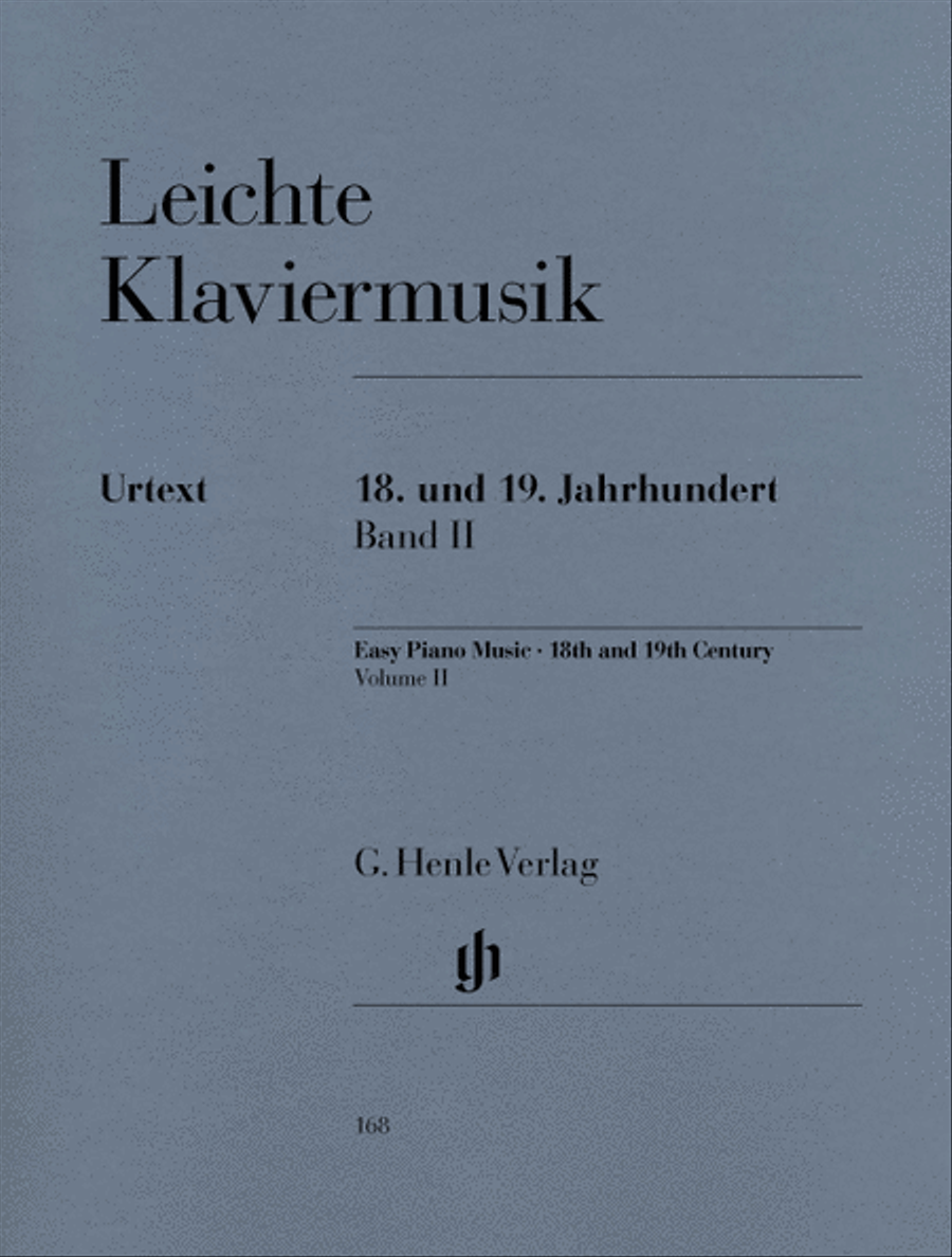 Easy Piano Music of the 18th and 19th Century – Volume II Easy Piano scores gallery preview page 1