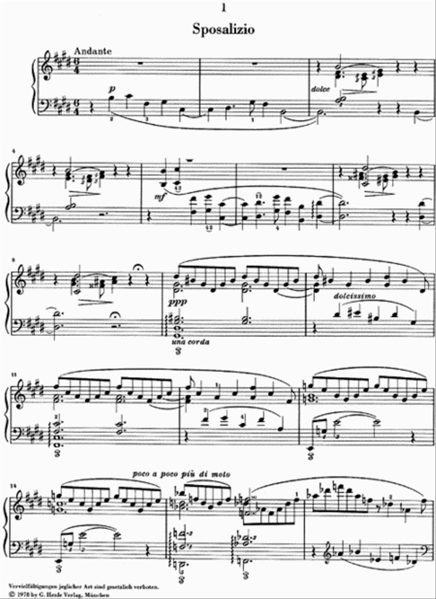Annees de Pelerinage, Deuxieme Annee: Italie Piano Solo scores gallery preview page 2