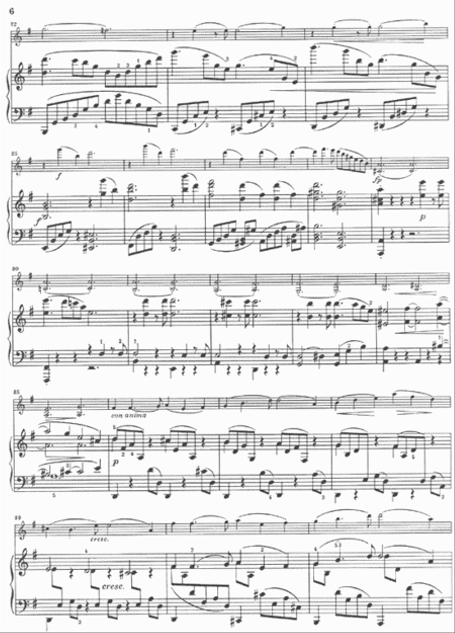 Sonatas for Piano and Violin Violin Solo scores gallery preview page 3