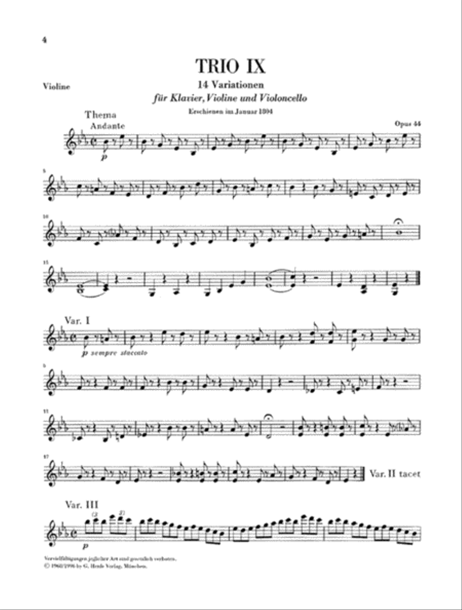 Piano Trios – Volume III Piano Trio scores gallery preview page 3