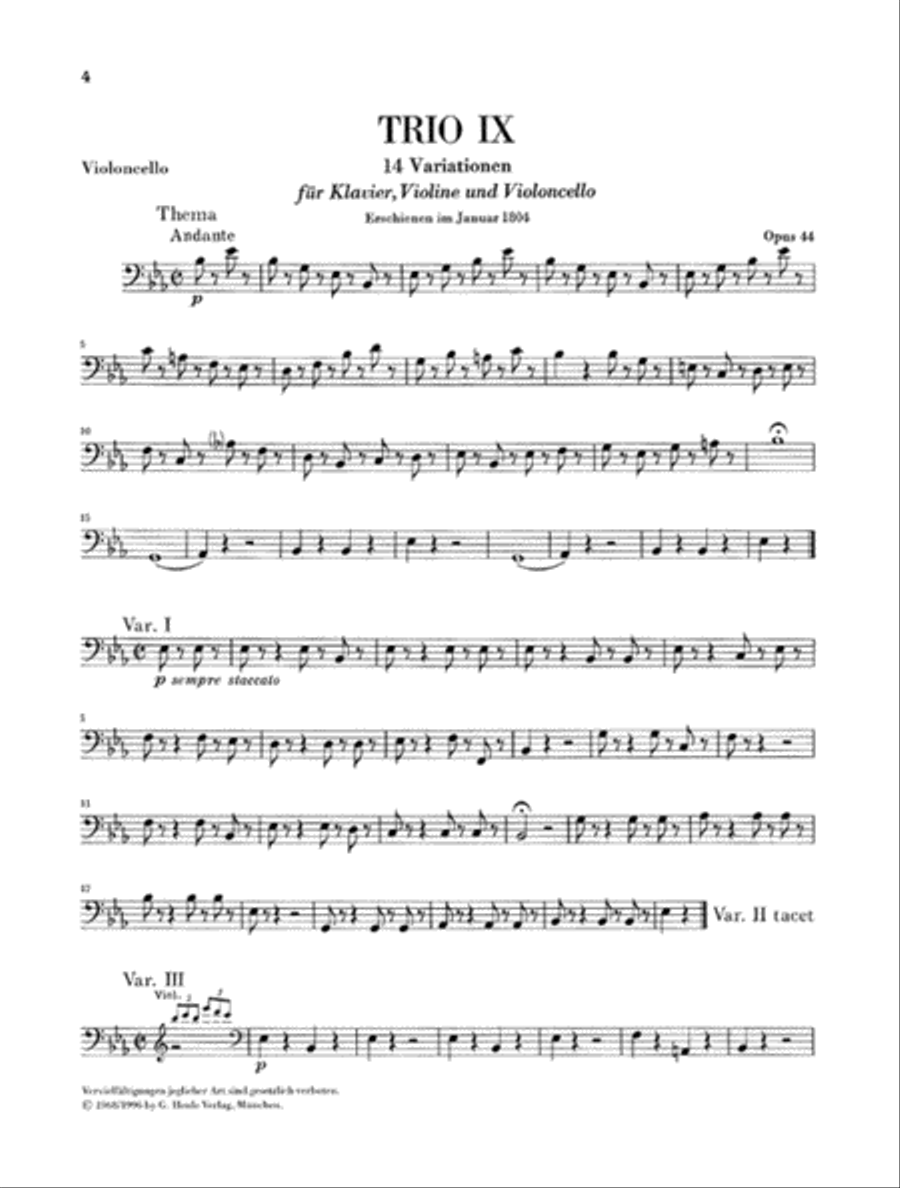 Piano Trios – Volume III Piano Trio scores gallery preview page 4