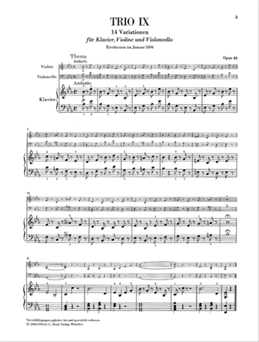 Piano Trios – Volume III Piano Trio scores gallery preview page 5