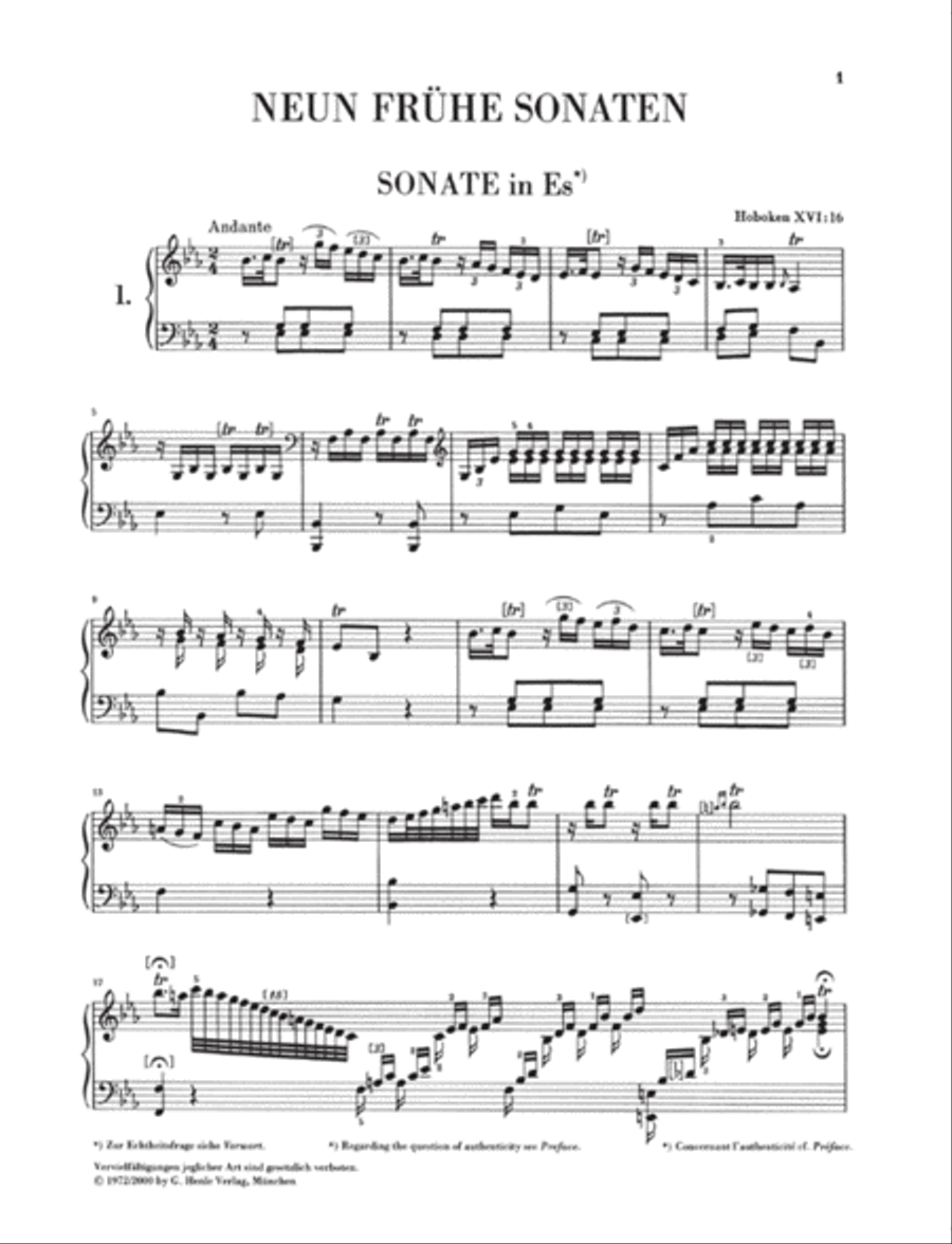 Complete Piano Sonatas, Volume I Piano Solo scores gallery preview page 3