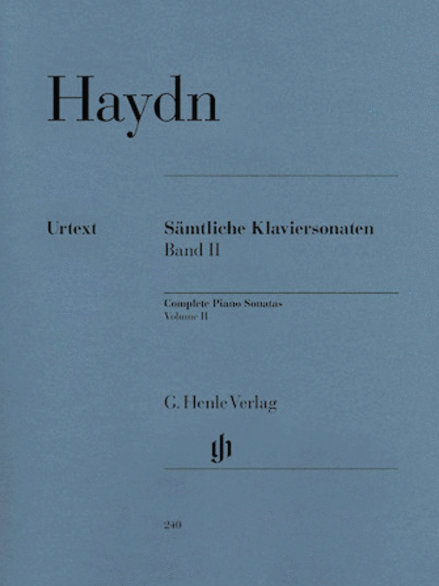 Complete Piano Sonatas, Volume II Piano Solo scores gallery preview page 1