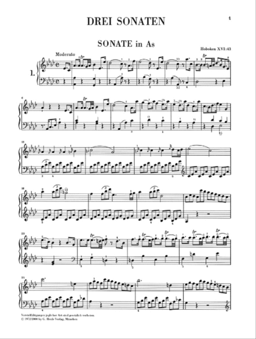Complete Piano Sonatas, Volume III Piano Solo scores gallery preview page 3