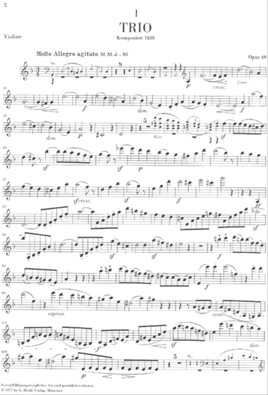Piano Trios Piano Trio scores gallery preview page 4
